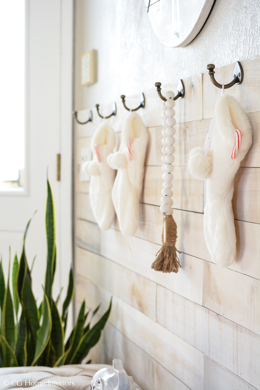 Boho Inspired Christmas Entryway