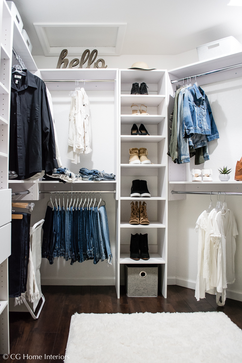 DIY Custom Closet with Modular Closets