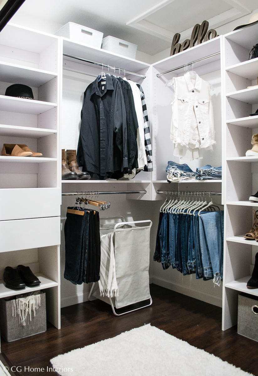 DIY Custom Closet with Modular Closets