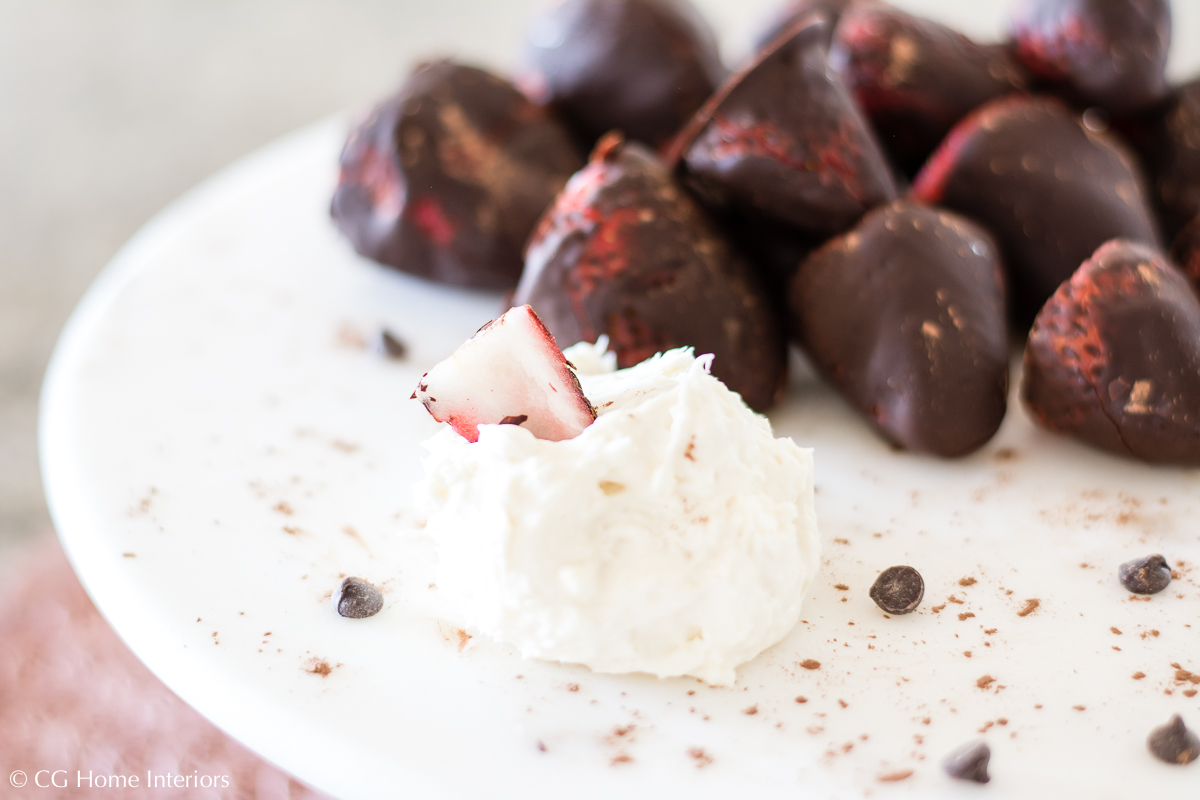 Keto Chocolate Covered Strawberries + Cheesecake Dip, Sugar Free, Low Carb Desserts