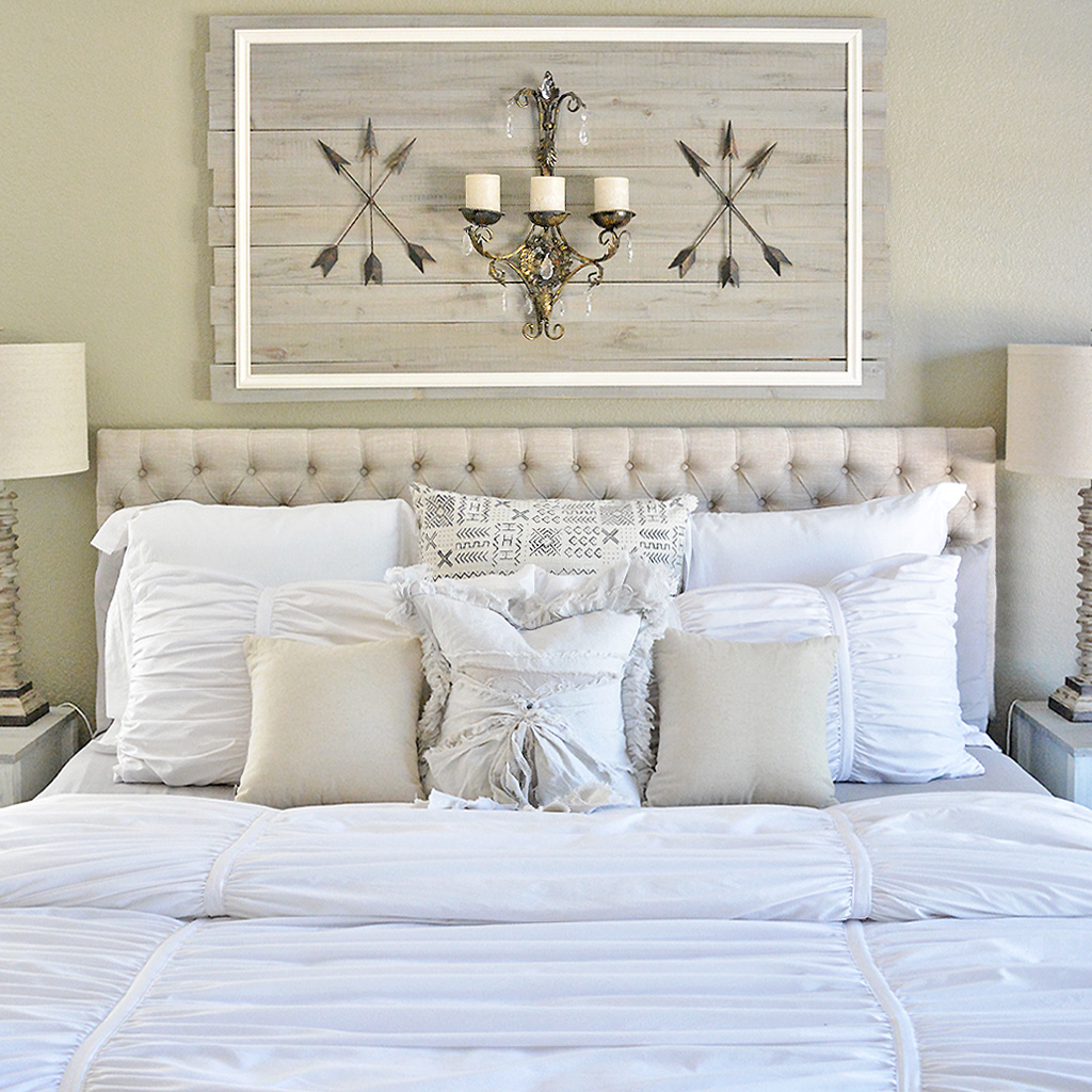 DIY Wood Plank Wall Display