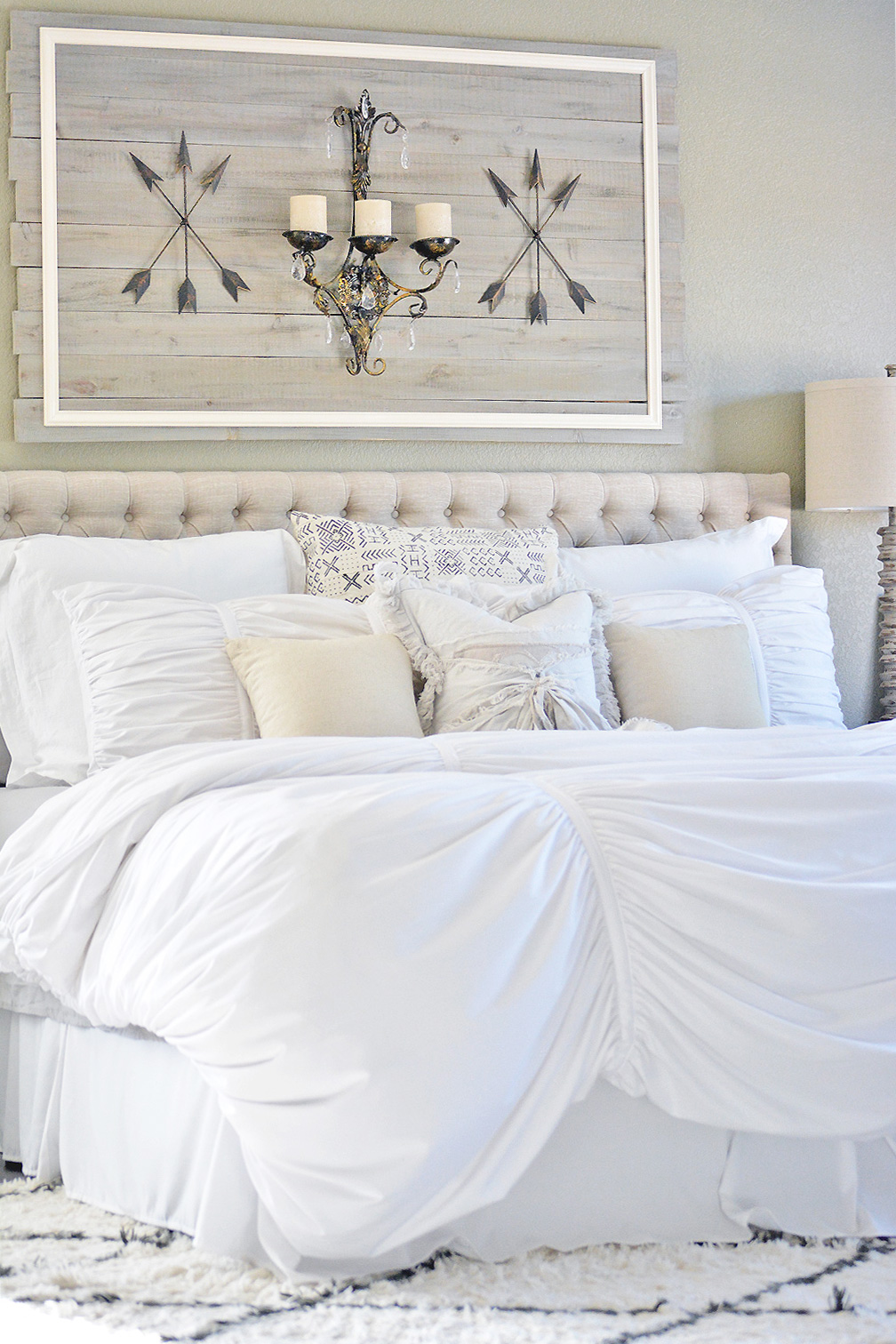 Final Product DIY Wall Plank Display