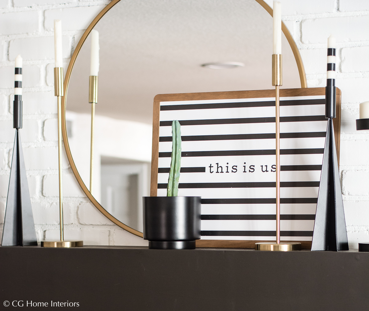 Money Saving Tip: Find Versatile Pieces For Your Home, Kirklands Black and White Striped This Is Us Wall Plaque