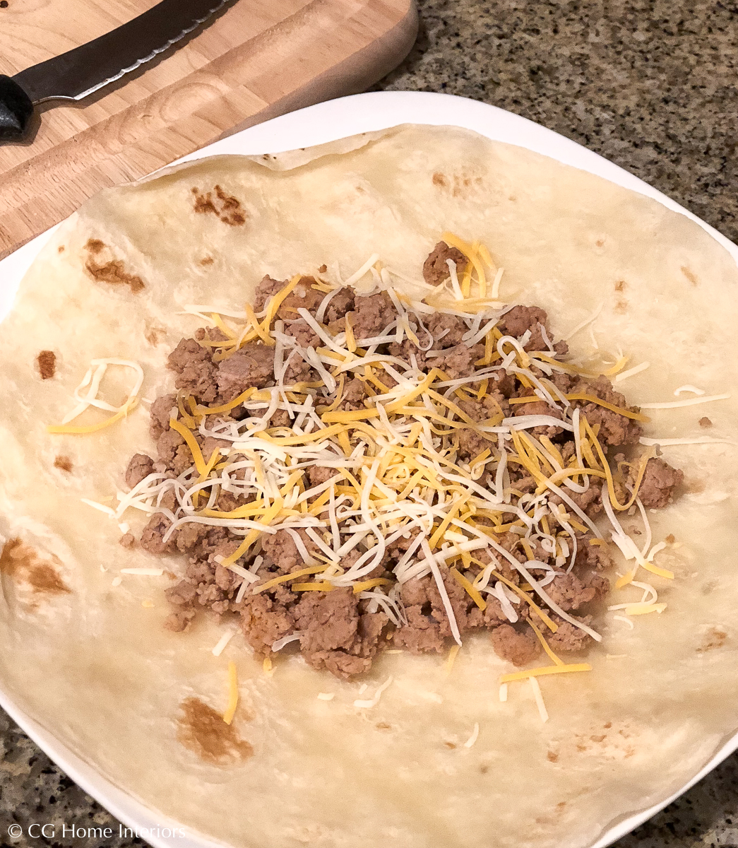 Easy Ground Turkey Crunchwraps - Inspired by Taco Bell