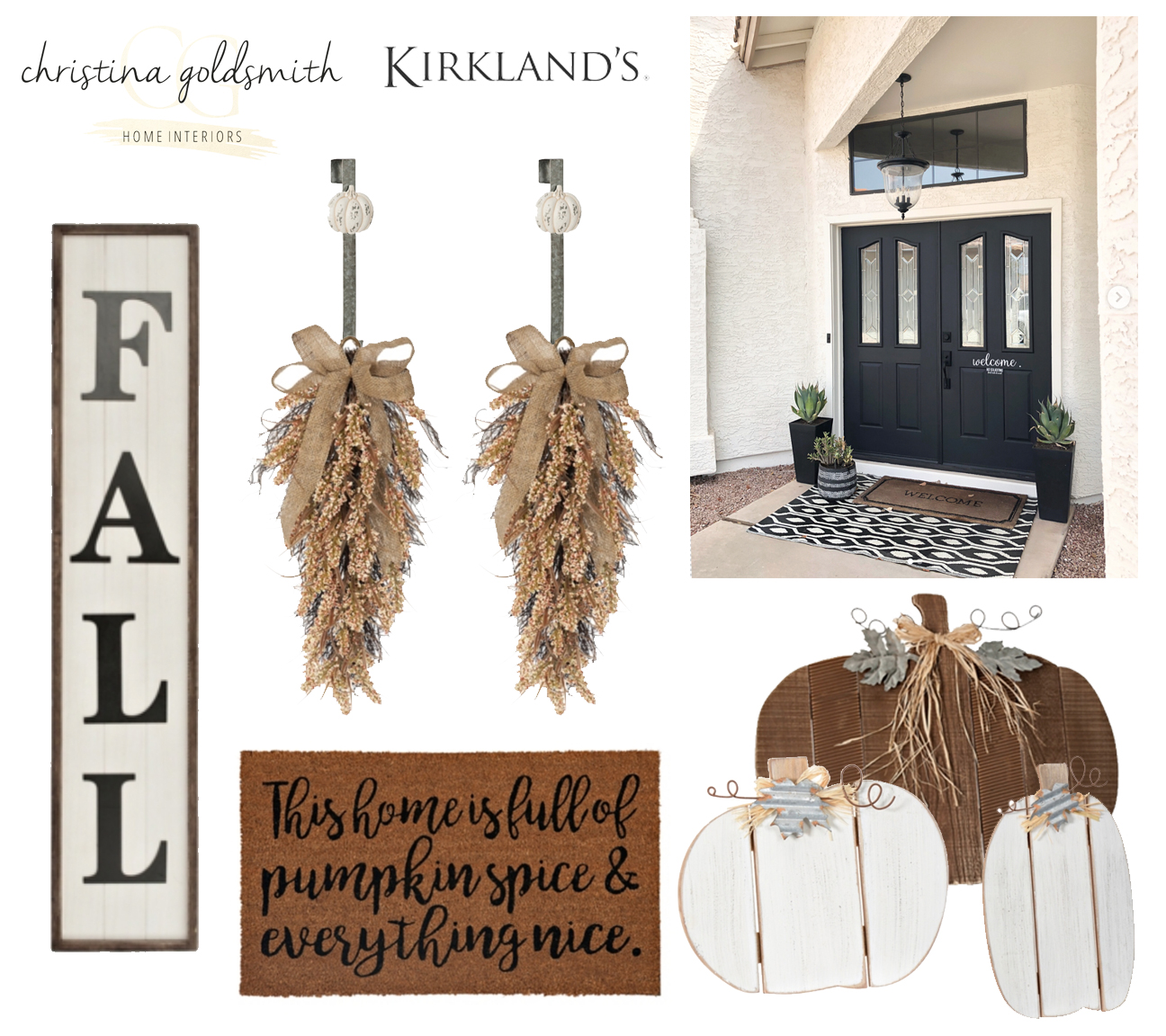 The Best Neutral Front Porch Fall Décor | Kirkland’s