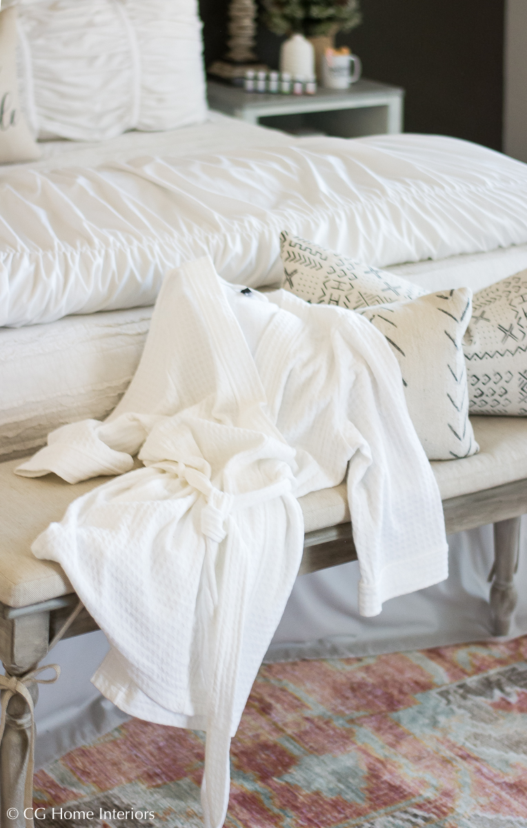 Relaxing Holiday Gift Idea for the Overworked, White Robe, Spa