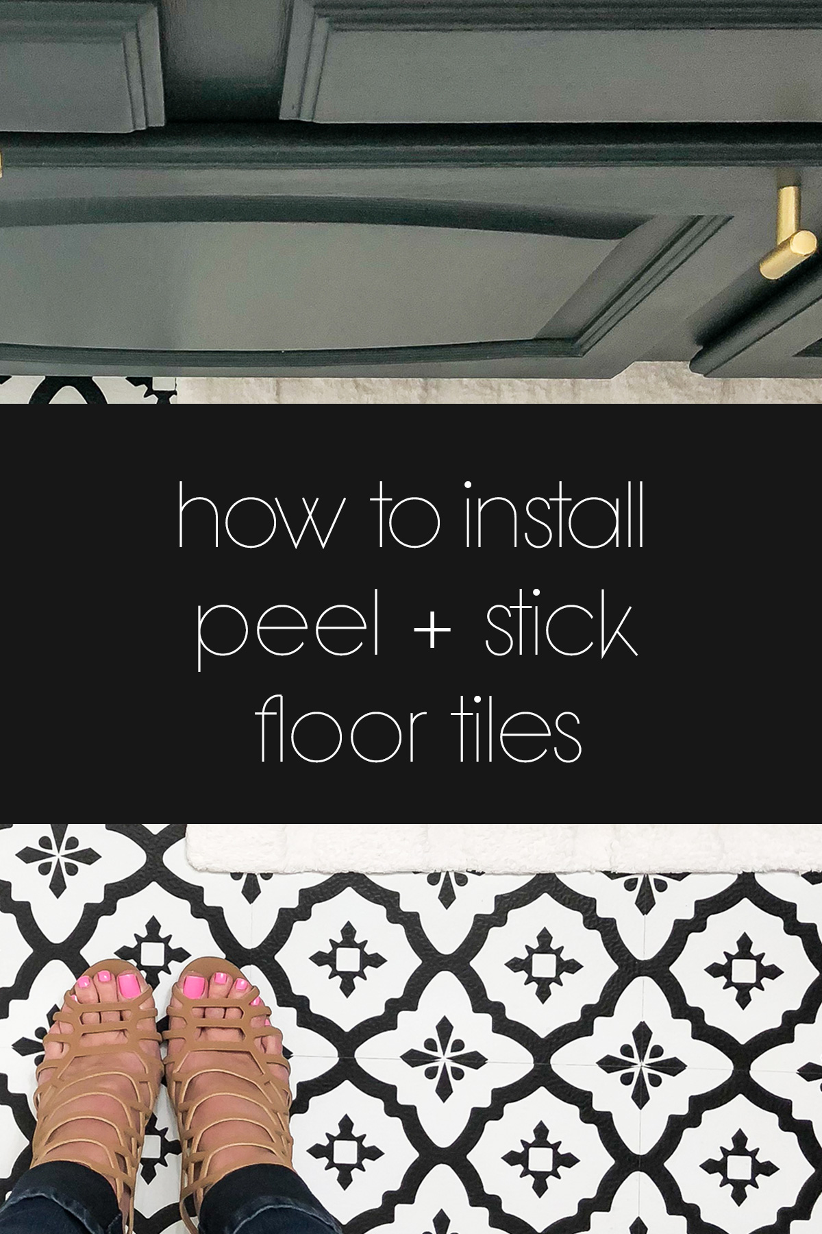 Guest Bathroom Renovation Progress – Affordable Flooring Installation, Pinterest