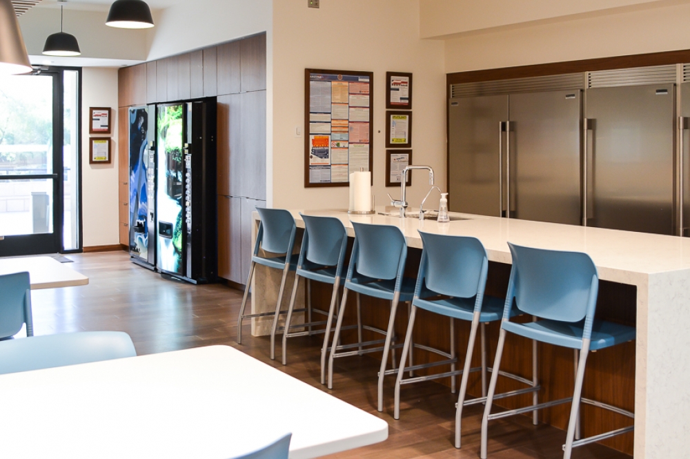 Corporate Office Building Decor and Design, Kitchen Acoustics